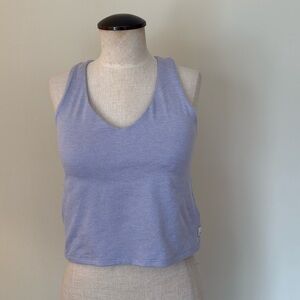 VUORI HALO PERFORMANCE CROP TANK 2.0 SIZE MEDIUM Lilac Heather  NWOT